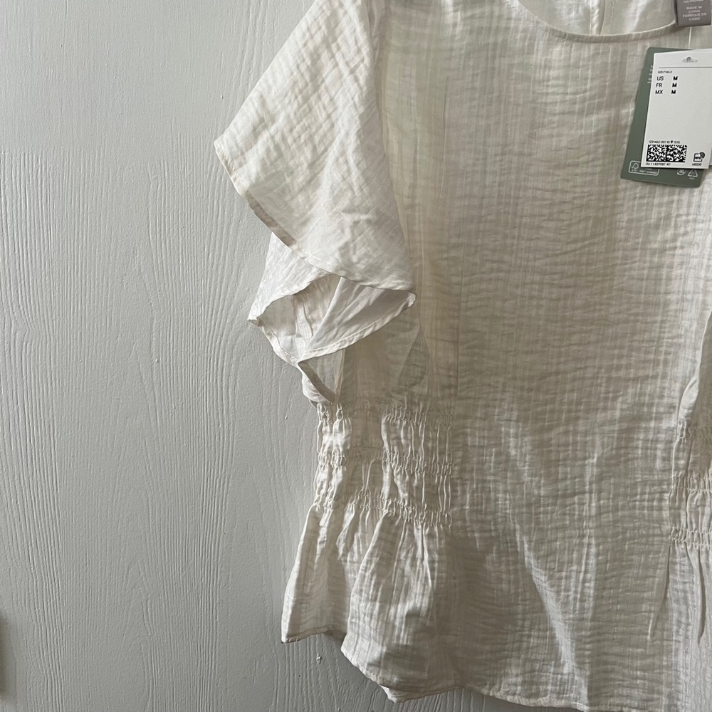 H&M Textured-Weave Blouse - Picture 3 of 5